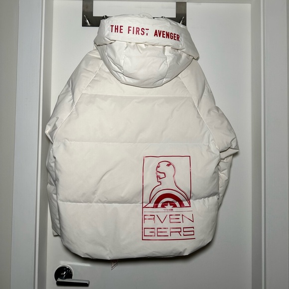 White Goose Down Jacket - Picture 2 of 9